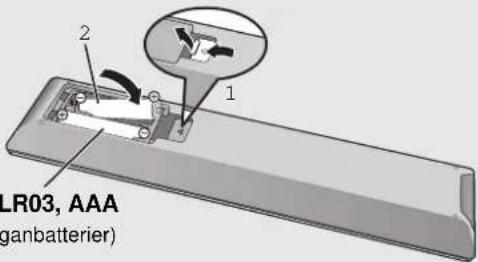 TECHNICS SUR1EG - Att anvanda fjarrkontrollen - 1