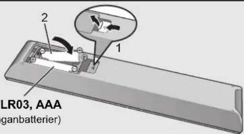 TECHNICS SUR1AE - Att anvanda fjarrkontrollen - 1