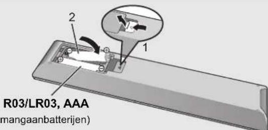 TECHNICS SUR1AE - Deafstandsbediening gebruiken - 1