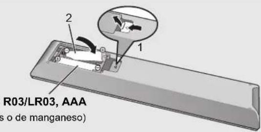 TECHNICS SUR1AE - Uso del control remoto - 1