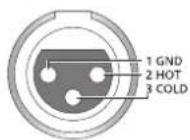TECHNICS SUR1AE - Polarità dei terminali audio bilanziati - 1