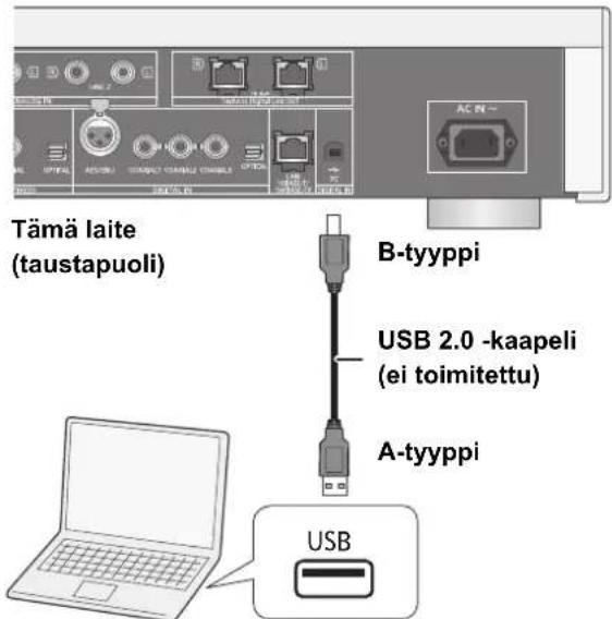 TECHNICS SUR1AE - Aänen kuunteleminen tietokoneesta ym. - 1