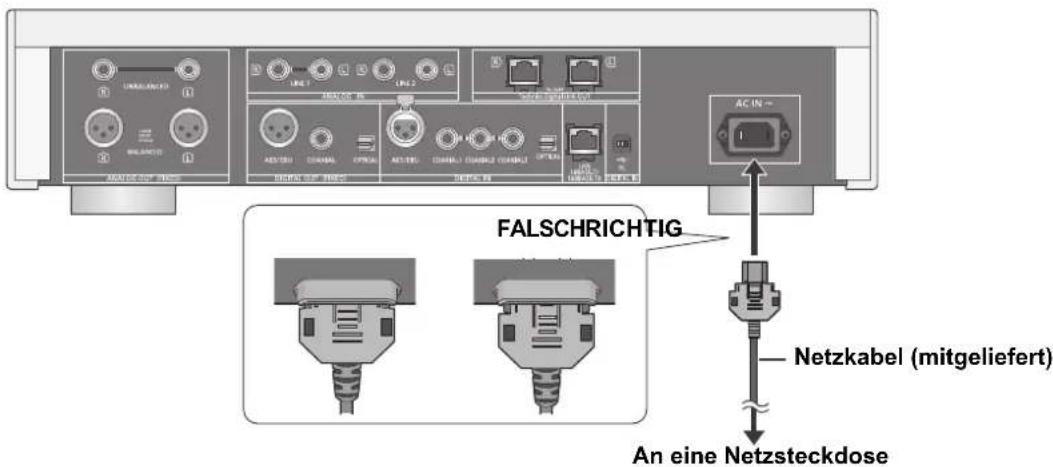 TECHNICS SUR1AE - Netzkabelanschluss - 1