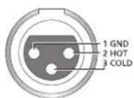 TECHNICS SUR1AE - Polariteit van de gebalancererde audio-aansluitingen - 1
