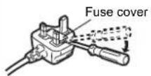 TECHNICS SUR1AE - How to replace the fuse - 2