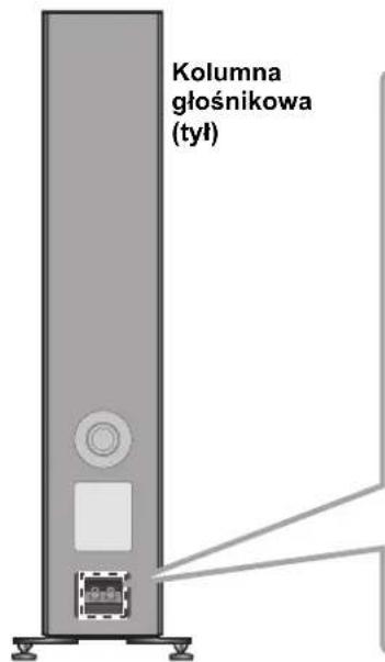 TECHNICS SBG90E - Podłączanie kabli głośnikowych - 1