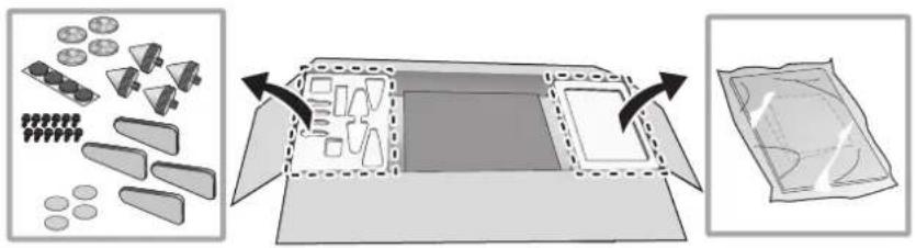 TECHNICS SBG90E - Cómo colocar las placas de asiento - 1