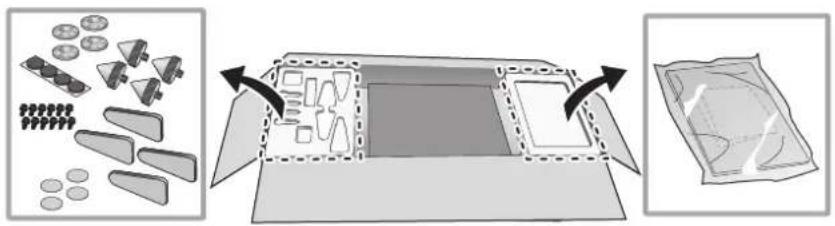 TECHNICS SBG90E - Fastgøring af grundpladerne - 1