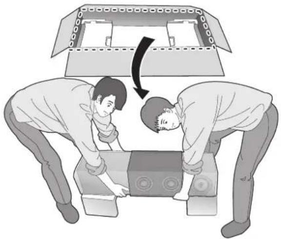 TECHNICS SBG90E - Cómo colocar las placas de asiento - 3