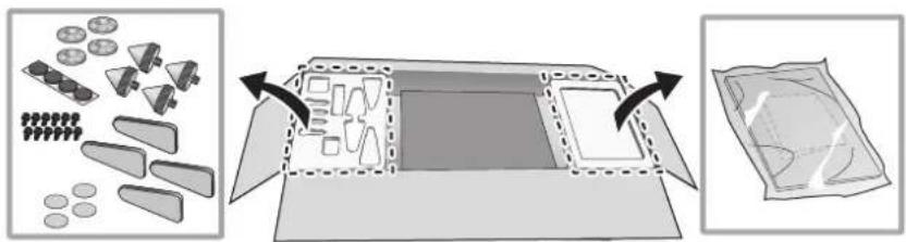 TECHNICS SBG90E - De basisplaten bevestigen - 1