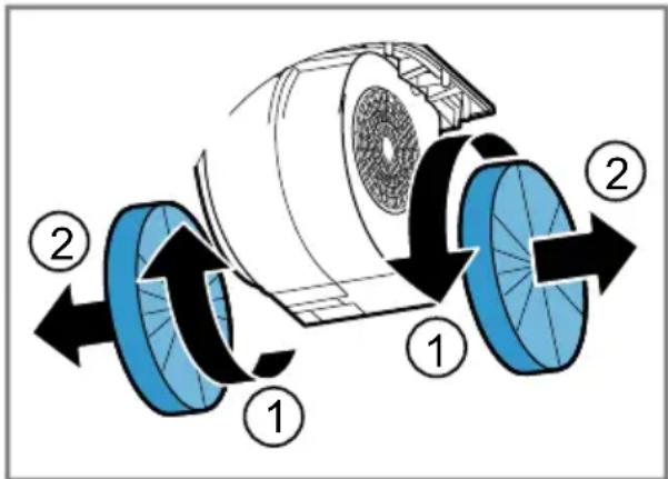 NEFF D64XAF8N0 - Dépose du filtré anti-odeurs - 1