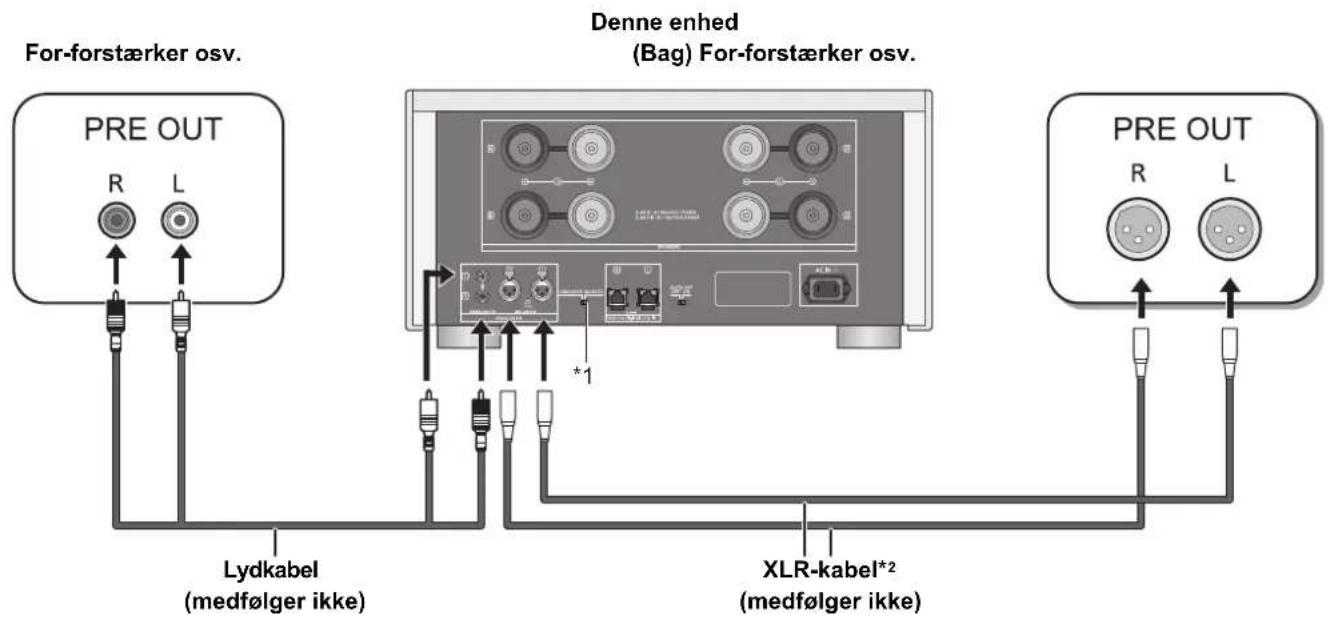 TECHNICS SER1EB - Tilslutning til analoge lydudgangsenheder - 1
