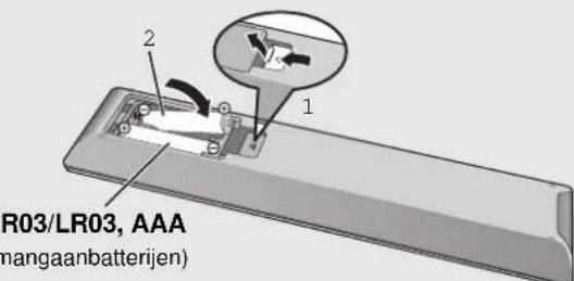TECHNICS SUR1EB - Deafstandsbediening gebruiken - 1