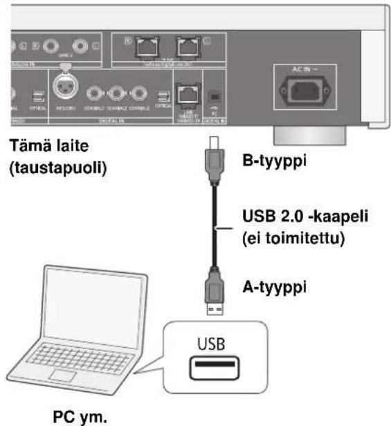 TECHNICS SUR1EB - Aänen kuunteleminen tietokoneesta ym. - 1