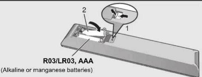 TECHNICS SUR1EB - Using the remote control - 1