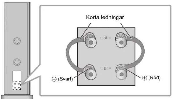 TECHNICS SBR1E - ■ Anslutnig med en kabel - 1