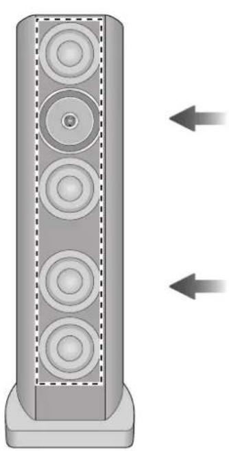 TECHNICS SBR1E - Anbringen der Laufsprechernetze - 1