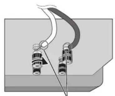 TECHNICS SBR1E - Raccordement des cables de l'enceinte - 3