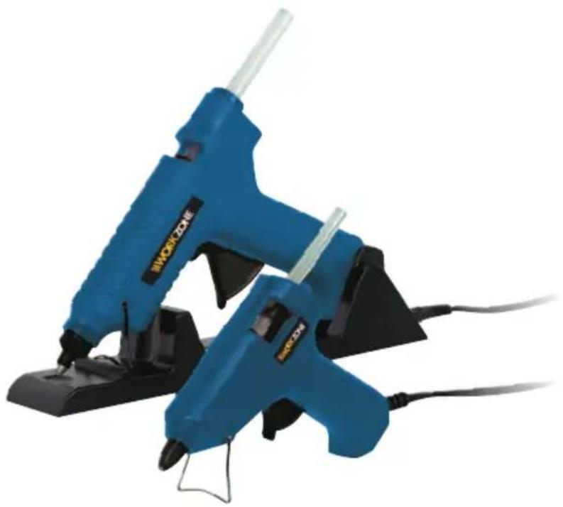 Workzone 53287 - Jeu de pistolets à colle chaude - 1