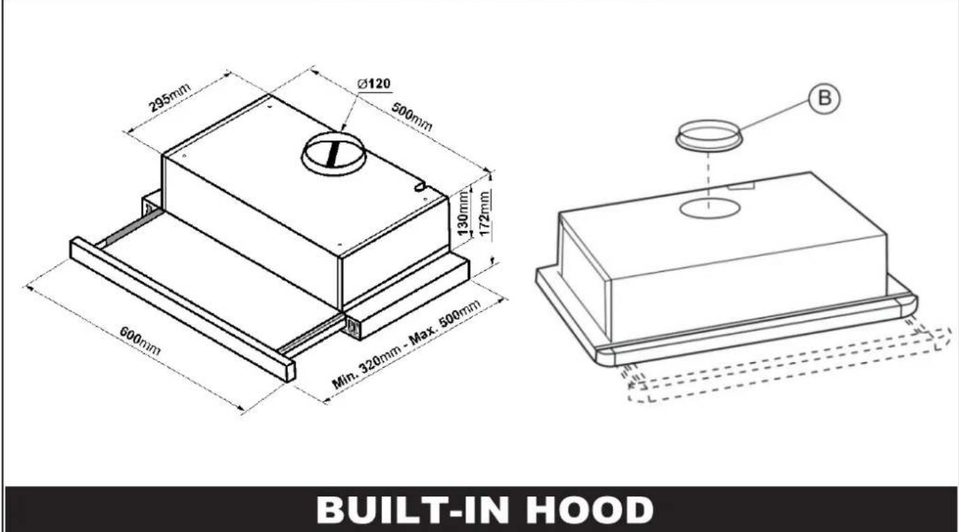 Orima OR 7005 G - CLASSIC COOKER HOOD - 2