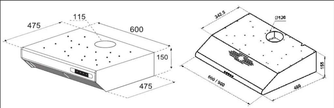 Orima OR 7005 G - CLASSIC COOKER HOOD - 1
