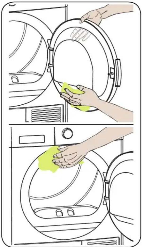 Orima ORC 81 - Limpeza da superficie interior da porta dearga - 1