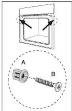 BLAUPUNKT 5B36N 0250 - SECURING THE OVEN TO THE CABINET - 1