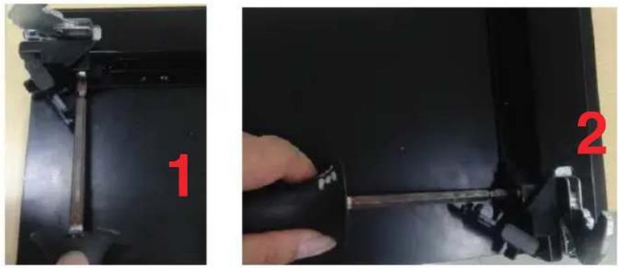 BLAUPUNKT 5B36N 0250 - Instructions d'installation de la bande de recouvrement de la porte et de l'ensemble du support rotatif - 17