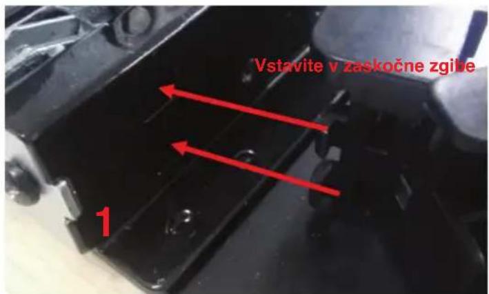 BLAUPUNKT 5B36N 0250 - Navodila za namestitev sestavaPokrova za vratni okvir in vrtljivega nosilca - 17