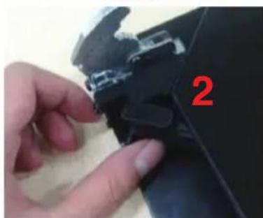 BLAUPUNKT 5B36N 0250 - Upute za ugradnjuPokrova okvira vrata i sklapanje rotirajućeg nosača - 13