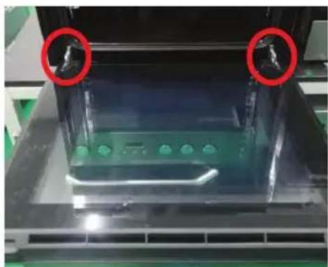 BLAUPUNKT 5B36N 0250 - Upute za ugradnjuPokrova okvira vrata i sklapanje rotirajućeg nosača - 6