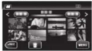 JVC Everio GZE205BE - Воспроизведение/удаление файлов на аппарате - 1
