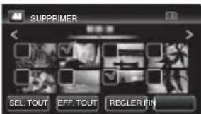 JVC Everio GZE205BE - Lecture/suppression de fichiers sur cet appareil - 3