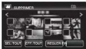 JVC Everio GZE205RE - Lecture/suppression de fichiers sur cet apparéil - 3