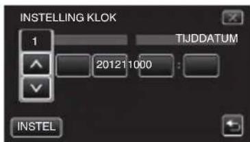 JVC Everio GZE205RE - Stel de datum en de hijd in. - 1