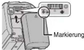 JVC Everio GZE200WE - Laden des Akkus - 1