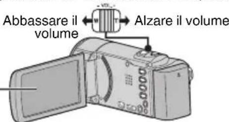 JVC Everio GZE200WE - Riproducione/eliminazione di file sulla presente unità - 1