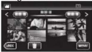 JVC Everio GZE200WE - Wiedergabe/Löschen von Dateien mit thisem Gerät - 1