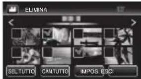 JVC Everio GZE200WE - Riproducione/eliminazione di file sulla presente unità - 3