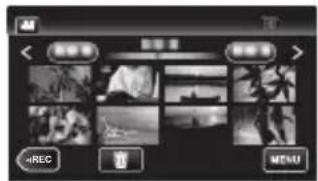 JVC Everio GZE209BE - Riproduzione/eliminazione di file sulla presente unità - 1