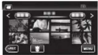 JVC Everio GZE209BE - Reproducir/eliminar archivos en esta unidad - 1