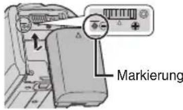 JVC Everio GZE209BE - Laden des Akkus - 1