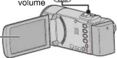 JVC Everio GZE209BE - Riproduzione/eliminazione di file sulla presente unità - 2