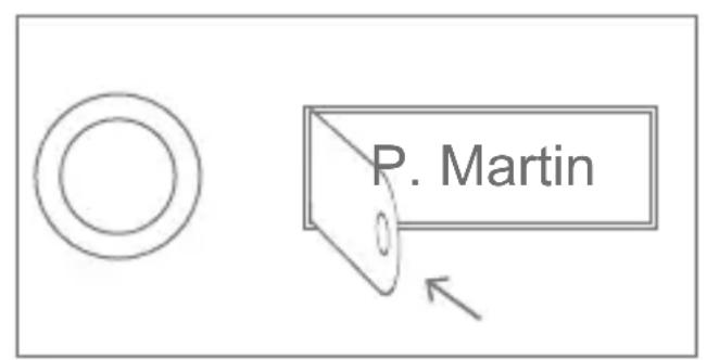 DoorBird D203 - CHANGING THE LABELING ON THE NAME PLATE - 2