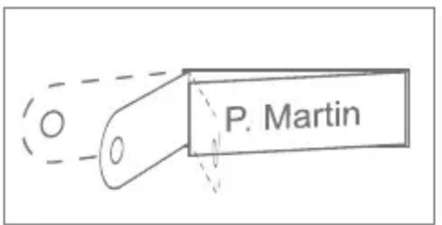 DoorBird D203 - CHANGING THE LABELING ON THE NAME PLATE - 3