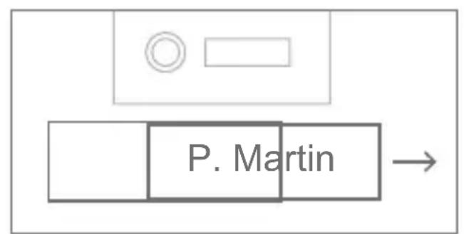 DoorBird D203 - CHANGING THE LABELING ON THE NAME PLATE - 4