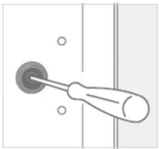 DoorBird D21DKV - FIXATION DU BOITIER DE MONTAGE ARRIÈRE - 3