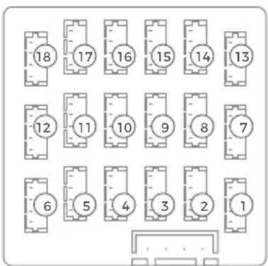 DoorBird D21DKV - CONNECTER LES BOUTONS D'APPEL AU MODULE MULTI-RESIDENTIEL - 2