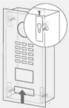 DoorBird D21DKV - GEHÄUSE ENTFERNEN (NUR BEI BESTELLUNGEN IM DOORBIRD KONFIGURATOR) - 3