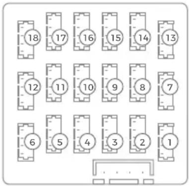 DoorBird D21DKV - CONEXION DE LOS BOTONES DE LLAMADA AL MODULO MULTI FAMILIAR - 2